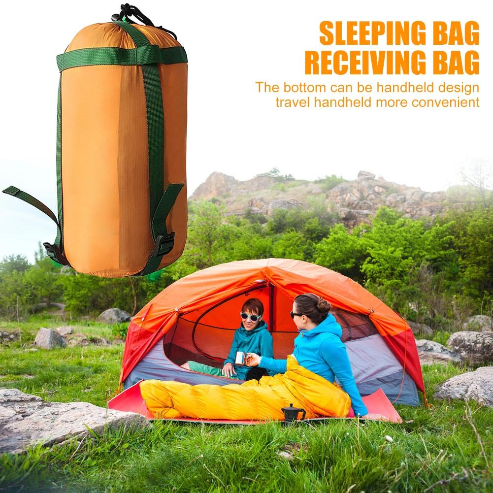 5 Color Waterproof Compression Stuff Sack Outdoor Camping Sleeping Bag Nylon Storage Bag for Camping Travel Hiking