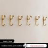 Creative Nordic Swan Brass Coat Hook for Bedroom or Entryway
