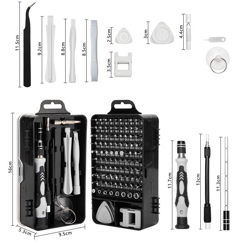 115-in-1 Multifunctional Screwdriver Set for Computers, Mobile Phones, and Watches