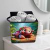The Pink Elephant 5D Diamond Painting Storage Basket Full Round Drill Mosaic Diamond Embroidery Cross Stitch Kits Home Decor Home Decor