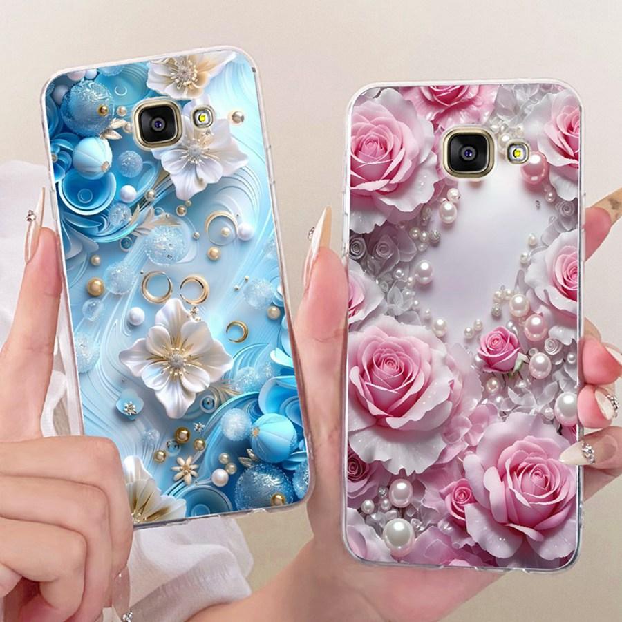 For Samsung A5 2016 2017 Case A520F Cover butterfly Silicone TPU Soft Back Cover Case For SamsungA5 2016 A510F Protective Shell