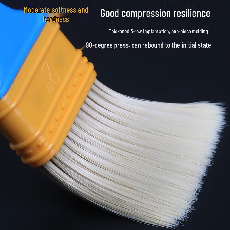 Versatile 4-inch Nylon Bristle Paint Brush Set