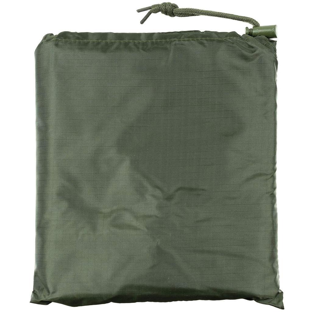 MFH Ripstop Includes Portable Storage Bag OLIVE DRAB Military-Style Poncho, 223x144cm, -