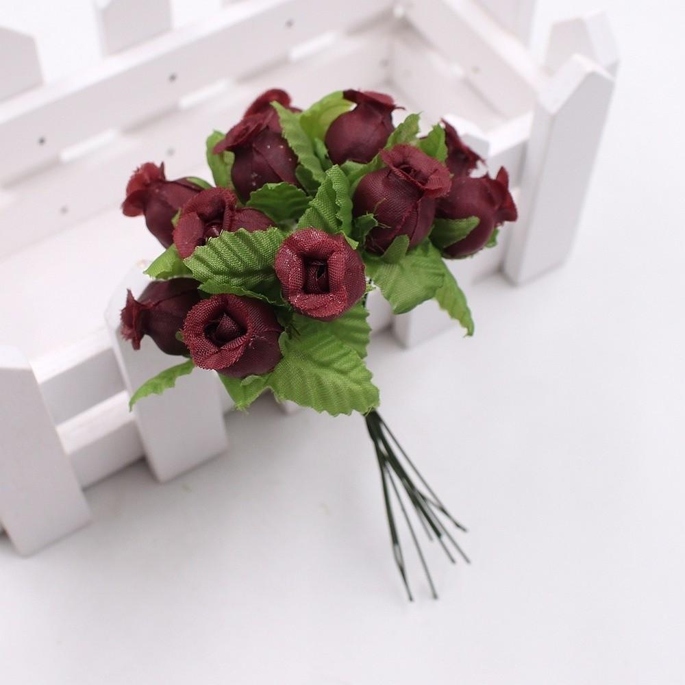 Small Bundle Simulation Flowers 12 Heads Flower Bouquet Creative Wedding Bouquet  Photography Props