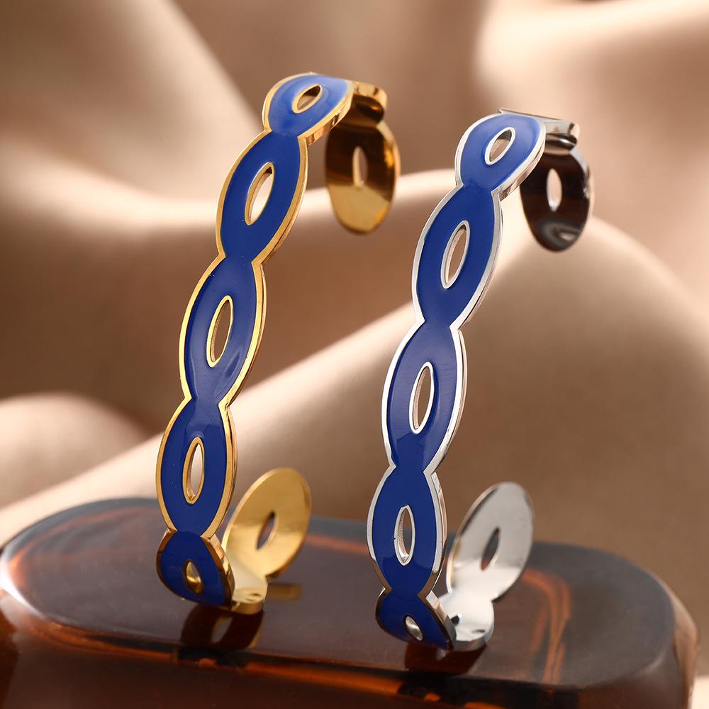 Европейская и американская модная звезда и знак бесконечности Браслет из нержавеющей стали