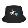 Anti ICE Dog Bucket Hat For Unisex  FisherUnisex Hats Classic Vacation Caps Breathable Outdoor Design Sunscreen Hats
