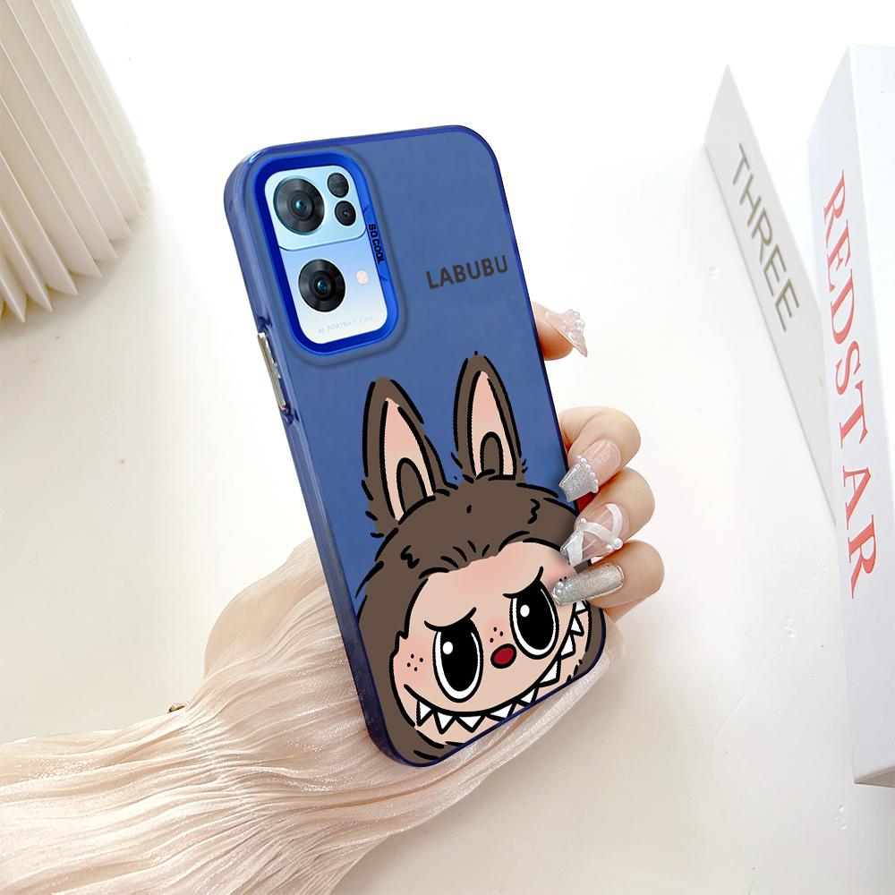 Painted Pattern Colorful Sliver Double Sided Hard Shell Shockproof Anti-fall Phone Casing for OnePlus OPPO Reno Realme