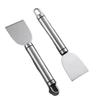 **Newcomer Exclusive: 2pcs Multifunctional Stainless Steel Cleaning Spatulas for Oil Stains**