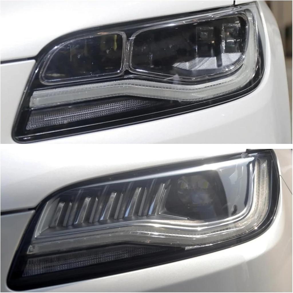 Compatible For Lincoln MKZ 2017 To 2021 Automotive Accessories Glass Headlights Replace The Original Lampshade(Left)