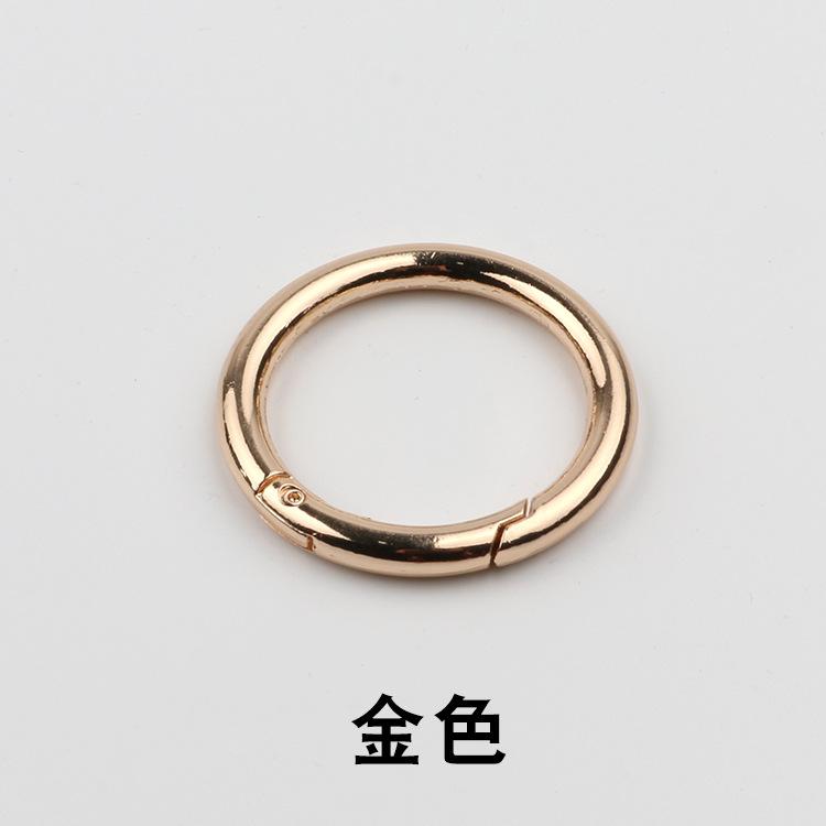 Metallringpåse Knappar Handväska Bagage Skor Dekorativa Kedjeknappar Rock Trenchcoat Knappar