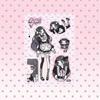 Domi Korean Style Sweet & Cool Girl Character Sticker Book – Creative Journal Stickers
