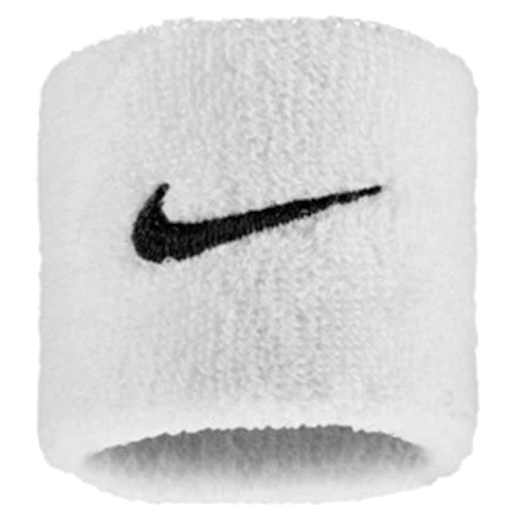 Nike Swoosh Classic Náramky 2 ks, Unisex bílý náramek