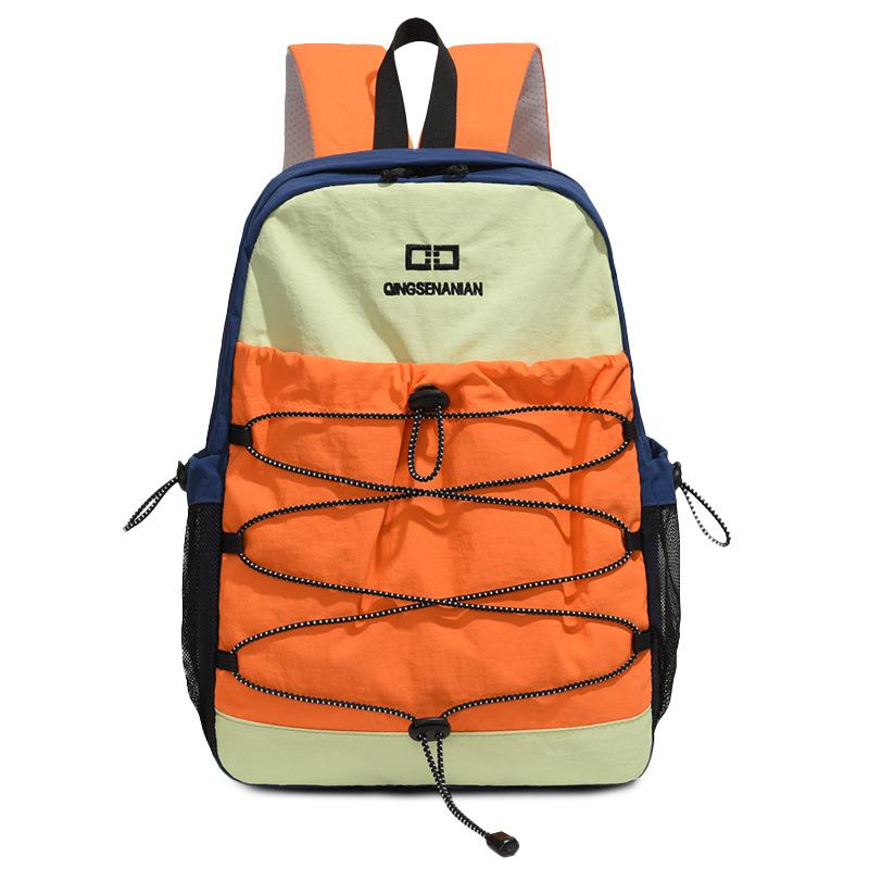 Schoolbag1011 New Student School Bag High Value Dopamine Large Capacity Lightweight Anti-splashing Backpack Durable Backpack