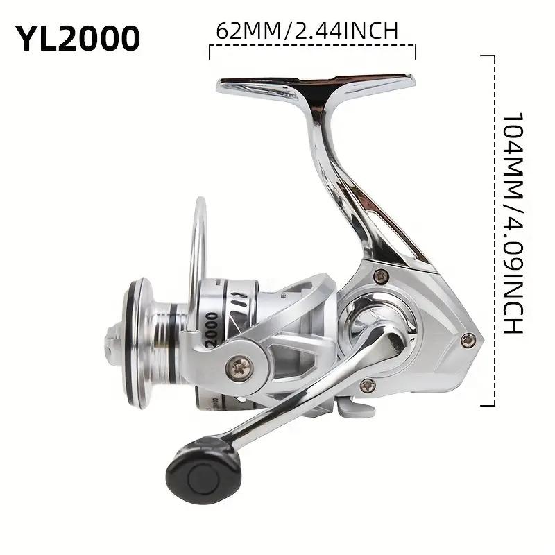 New 1000~7000 Series,5.2:1 Gear Ratio,35LB Max Drag,CNC Metal Spool,Spinning Fishing Reel,For Freshwater Saltwater