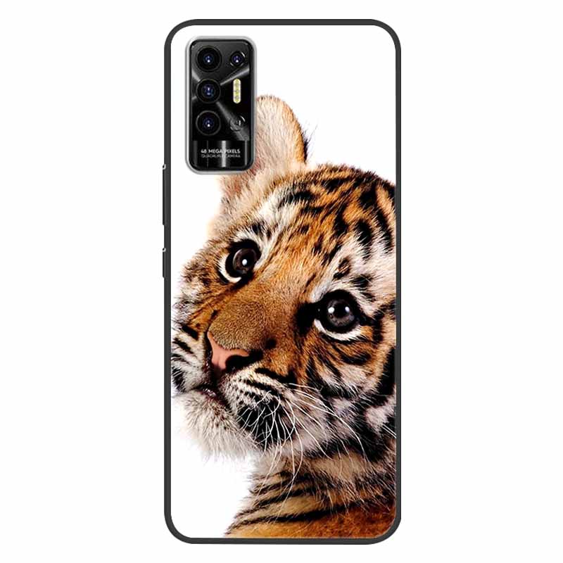 For Tecno Pova 2 Case Pova2 Shockproof Soft silicone TPU Back Cover For Tecno Pova 2 Phone Cases Pova2 2021 Case Cute Cartoon