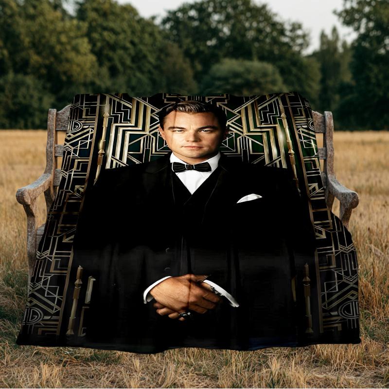 Leonardo Blanket Flannel Throw for Sofa, Indoor, Camping, Living Room, Office, Chair, And Bed Soft Birthday Gift