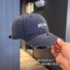 Spring and Autumn Embroidery Big Head Circumference Baseball Cap Women's Fashion Face Small Cap Men's Couple Hat