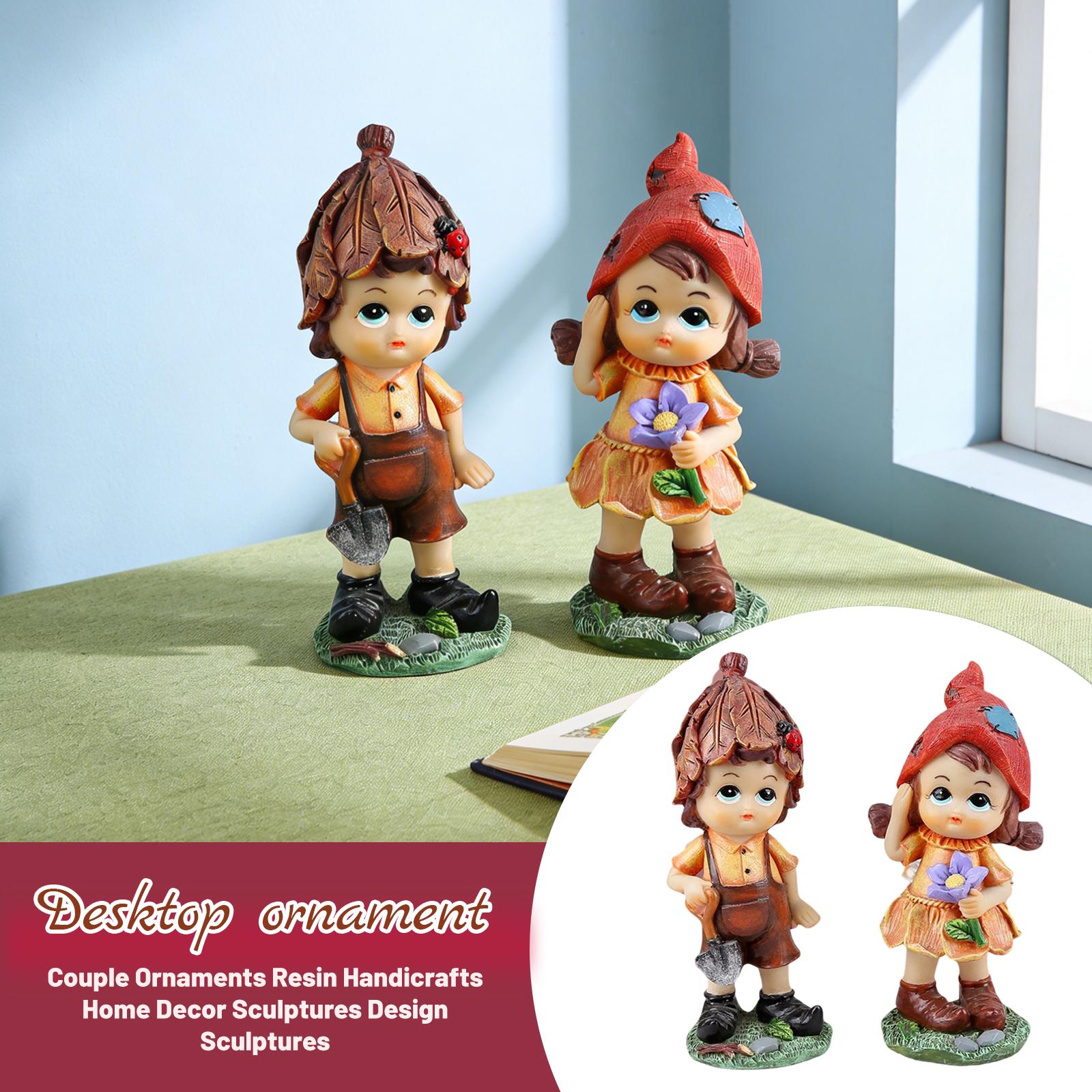 Couple Ornaments Resin Handicrafts Home Decor Sculptures Design Sculptures One Size