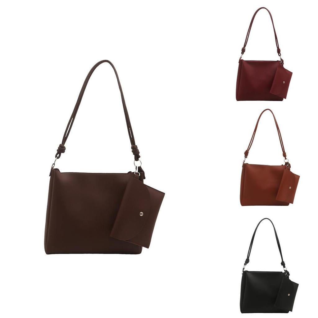 Large Capacity Pu Tote Bag With Magnetic Closure For Daily Use And Street Style Fashion