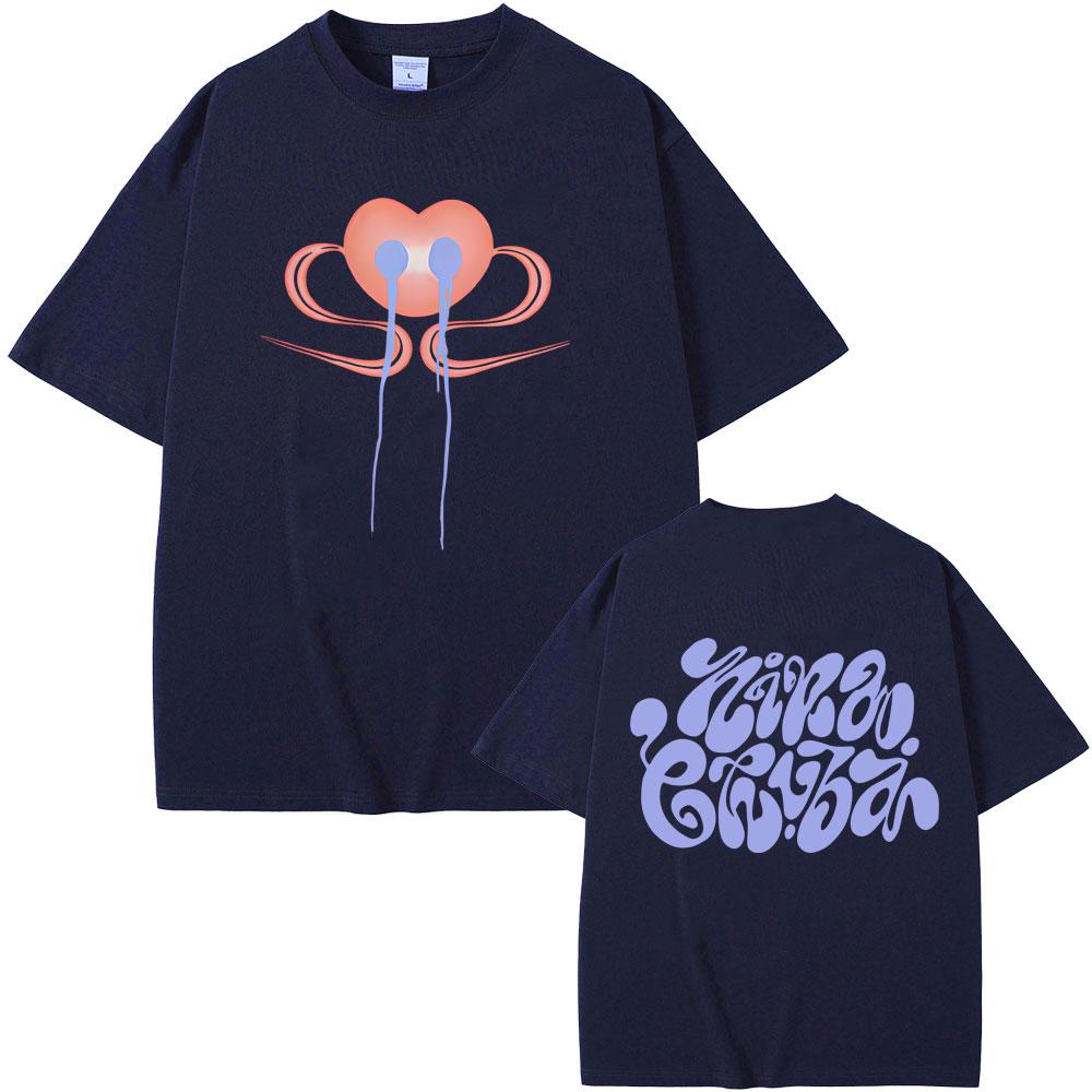 

Singer Nina Chuba Tour New Album 2026 Cover T-shirt Unisex Women Fashion Pop Music T Shirts High Quality Cotton Oversized T-shirts 4XL