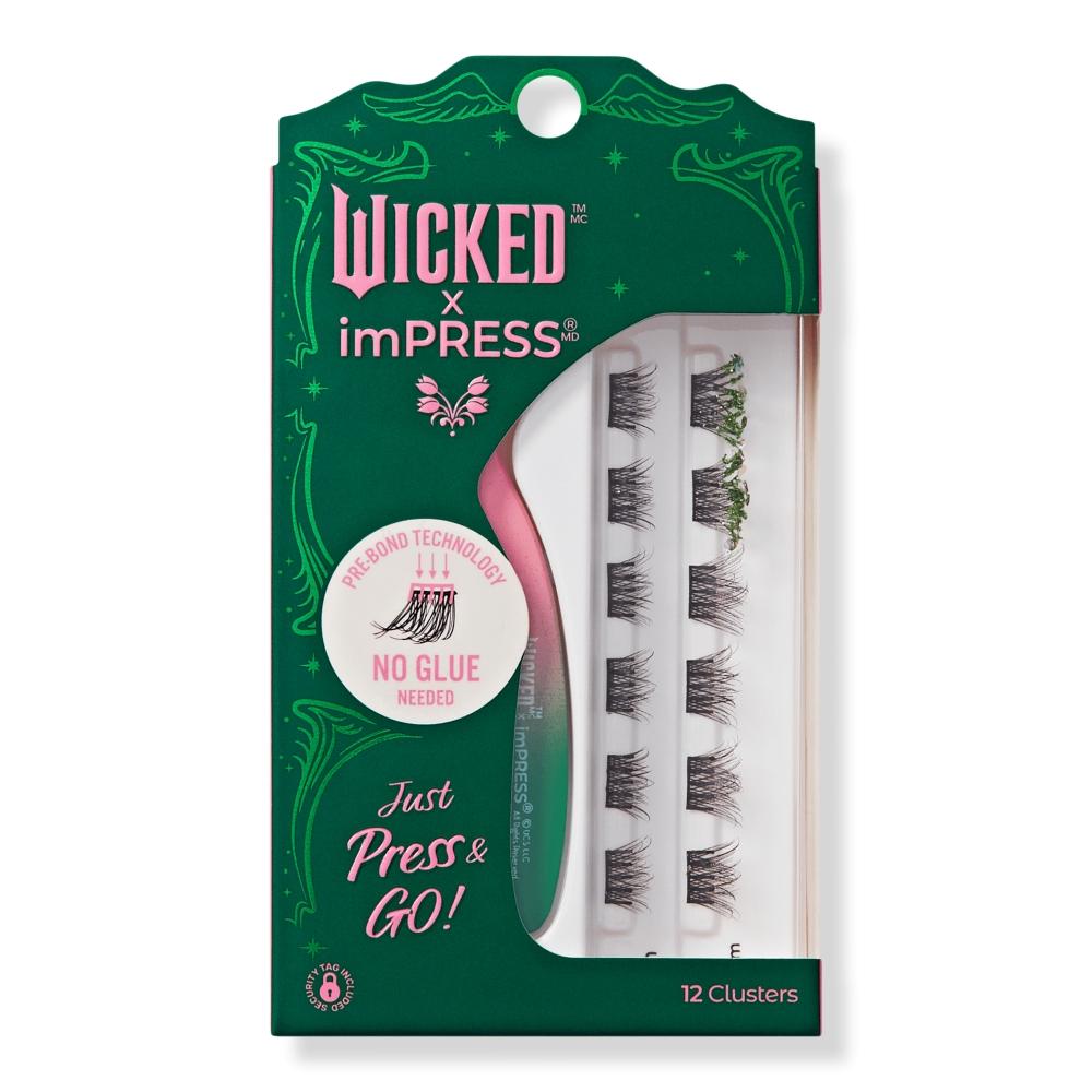 

Kiss Wicked X Impress Self Adhesive Eyelash Clusters 12 Ct Bewitching