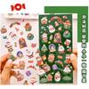 New High Beauty Christmas Cute Bubble Stickers Children's Cartoon Santa Claus Handheld Account Stickers Stickers Small Gifts