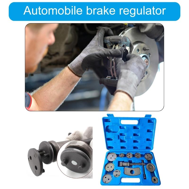 12pcs/13pcs Heavy Duty Brake Caliper Compressor Tool Set Compressor Rewind Tool for Most Vehicle Car Disc Brake Caliper