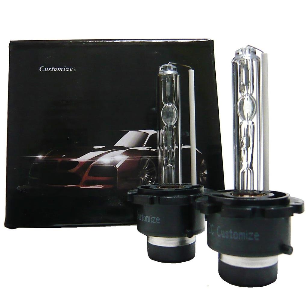 Customize D2S 55W Replacement HID Bulbs 6000K/8000K/10000K/12000K/15000K Assorted 2-Pack (6000K)
