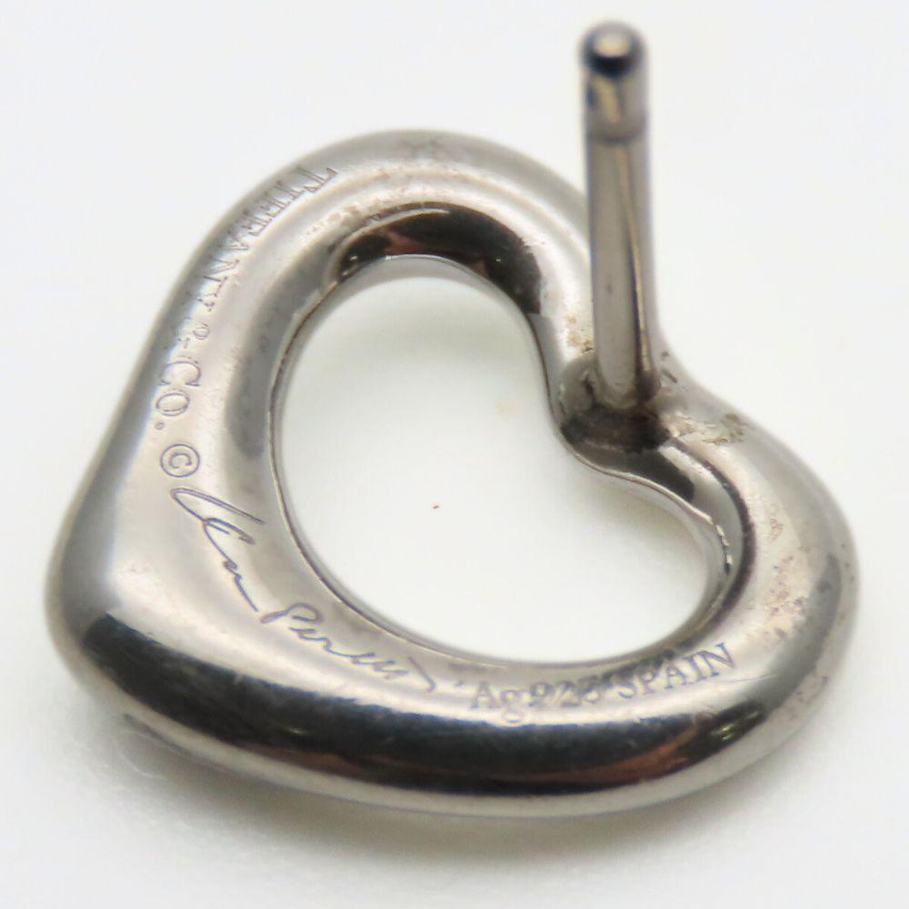 Used TIFFANY&Co. Pierce Open Heart Silver925 2.2g Silver El Saperetti