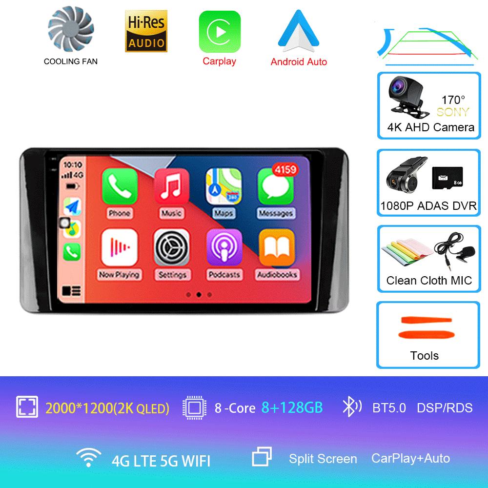 Android 14 For Volkswagen Polo Mk6 VI 6 2020 - 2022 Car Radio Multimedia Video Player Navigation Carplay WIFI BT 2Din 2 Din DVD