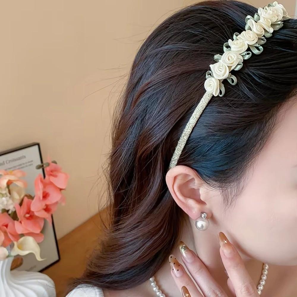 Simulation Flower Fairy Garland Hairbands Adjustable Simulation Flower Hairbands Vacation