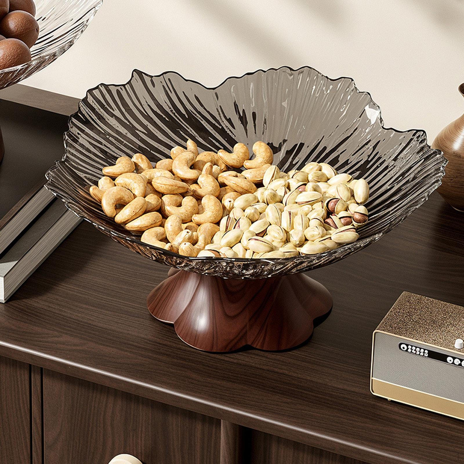 

Fruit Bowl on A Stand, Trendy Serving Tray, Snack Holder, Tall Stand for чорний