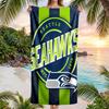 Seattle Seahawks Fashion Beach Towel Portable Soft Quick Dry Towel For Swimming Camping Holiday Use
