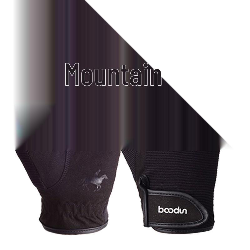 SD1075 Durable Microfiber Equestrian Gloves: Sun-Protected, Winter Thin, Ideal for Riding & Cycling.