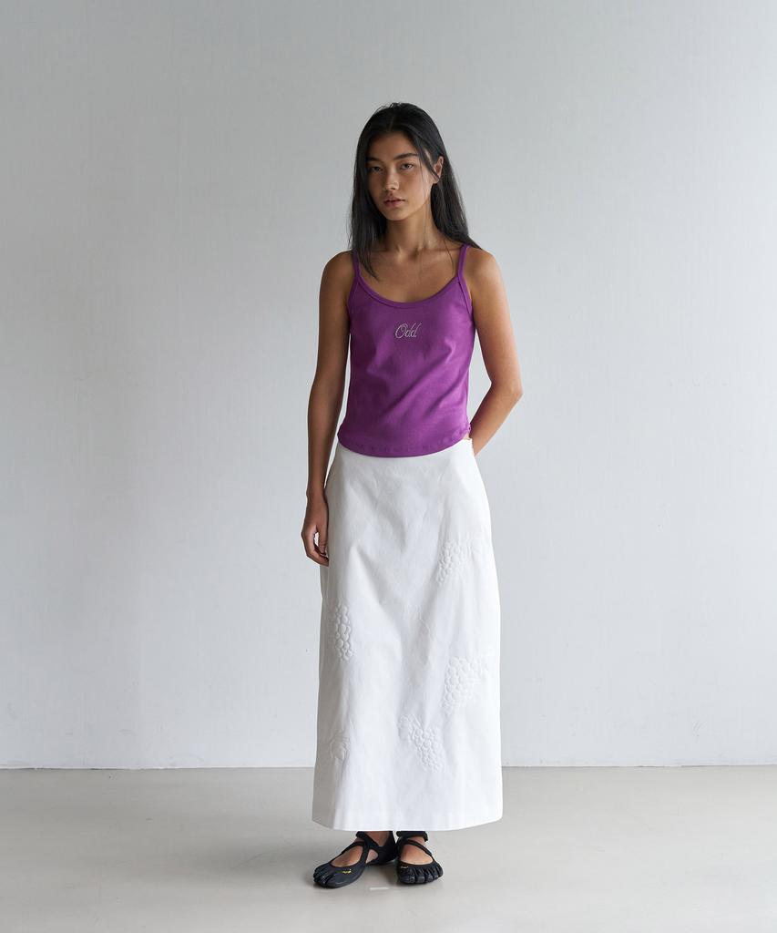 Odeukaelol Grape Skirt_White