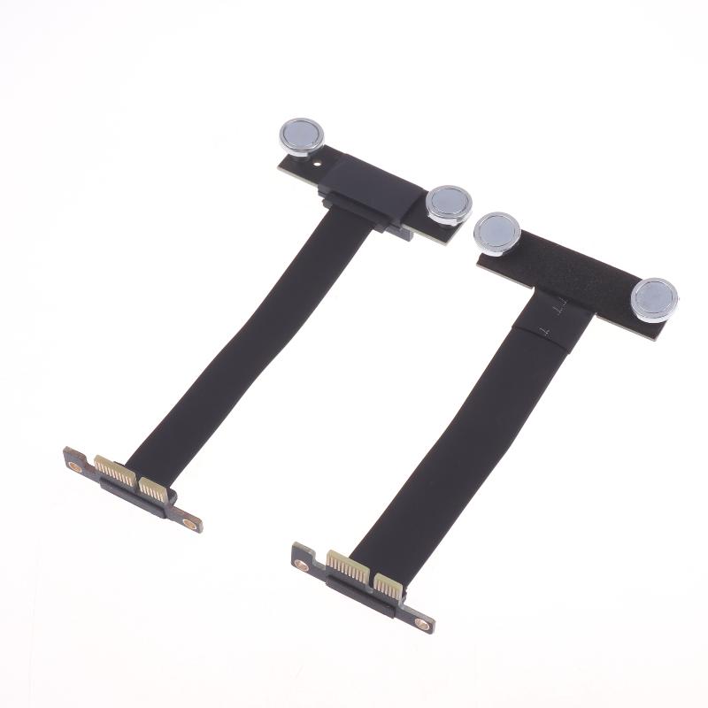 Cavo Riser PCIe 3.0/4.0 X1 Angolo Retto a 90 Gradi Adattatore Cavo di Estensione PCIe Adattatore Scheda Riser PCIe Express Estensore a Nastro