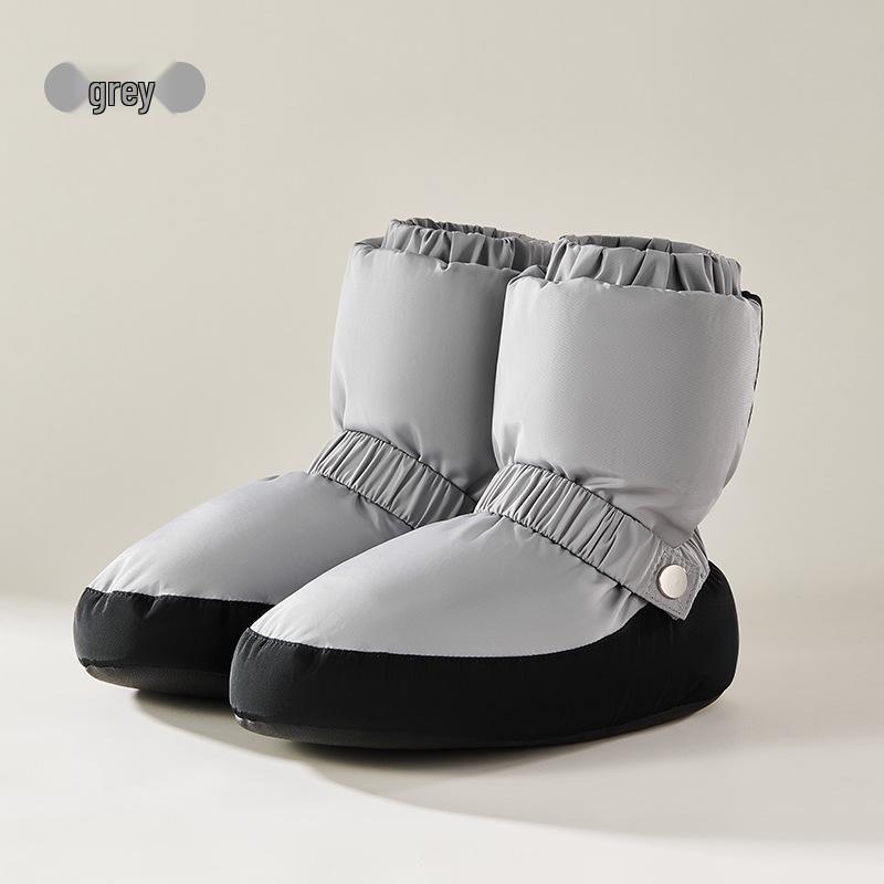 

Дорослі та дитячі теплі балетні черевики для практики - М яка підошва, Потовщена бавовна для зимових танців M (39-40)