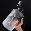 1500/2300/3780ml Large Capacity Ergonomic Handgrip Water Bottle Food Grade Leak-proof Lid Big Water
