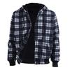 Men's  Winter Striped Casual Knitted Sweater Fashionable Hooded Jacket For Men