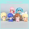 Hatsune Miku Pvc Collectible Figure Set With Assembleable Dolls For Anime Fans