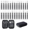 Wire Terminal Removal Tool 30pcs/set Depinning Tool Terminal Ejector Kit Pin Connector Removal Tool for Vehicle Wire Harness