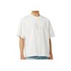 Calvin Klein Jeans Casual Letter Print Loose Cotton Heavyweight Short Sleeve T-Shirt Men Tops White J325509-YAF