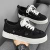 Fashion Canvas Male Shoe Non Slip Wear To Work Korean Style Men's Casual Shoes Walking Elegant Breathable Classic Original Sale Sneakers