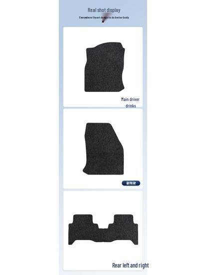 Durable Black Nylon Floor Mats for Volkswagen Tiguan L (2019-2025)
