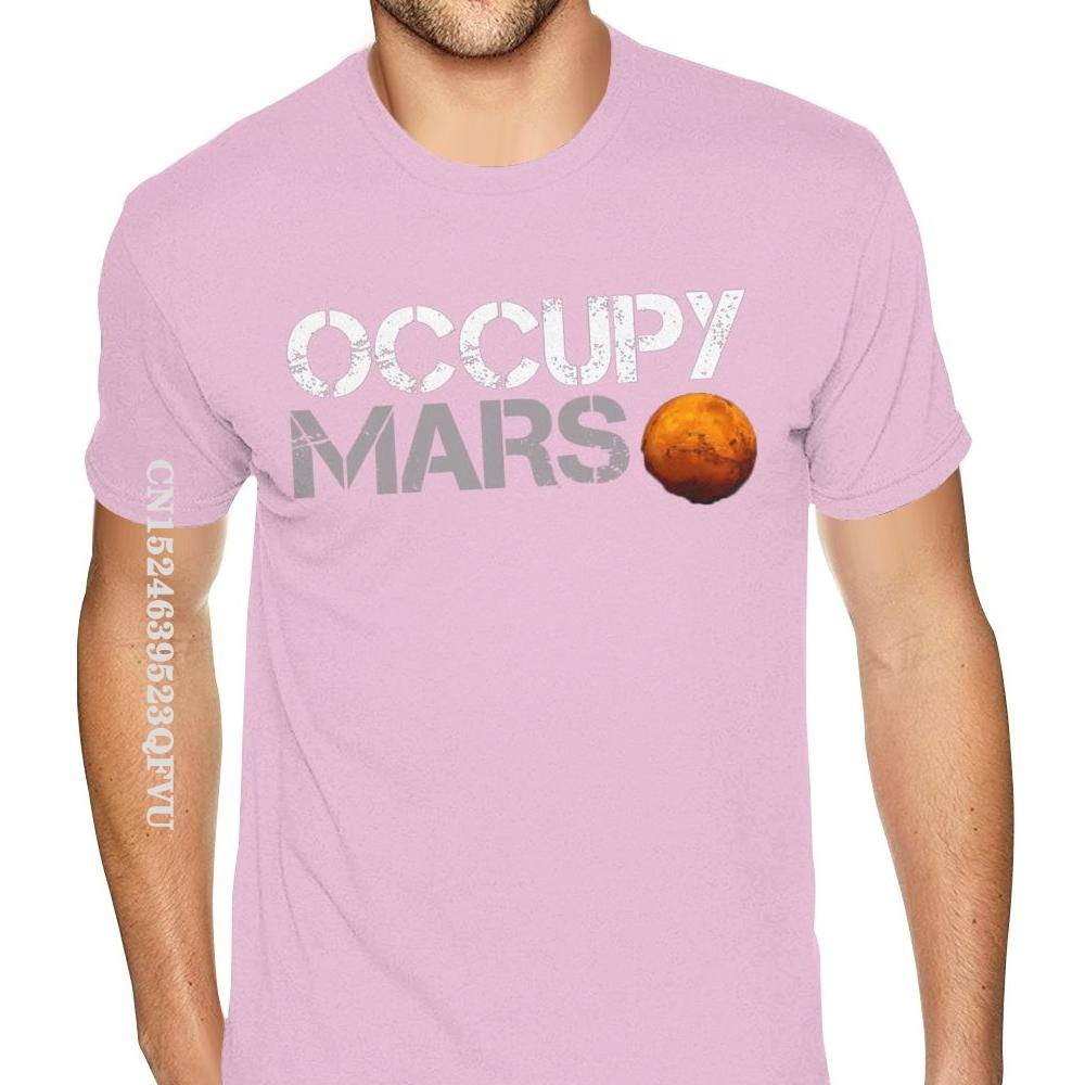 Family Elon Musk Occupy Mars Tshirt Vintage Fashion CCCP Cotton Male Plus Size Black T-Shirts Camisa Streetwear