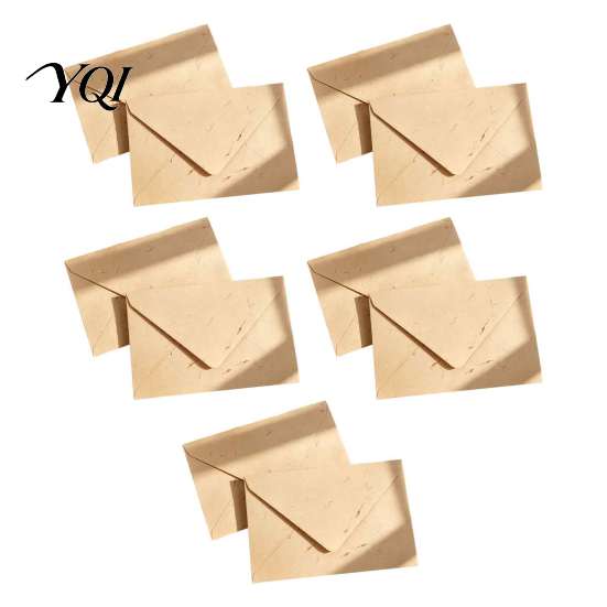 Elegant Envelopes for Holiday Wishes 10PCS Petal Art Envelopes, Real Floral Texture Design, Thick Paper Western Style Textured Craft Projects