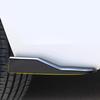 2Pcs Universal Carbon Fiber Car Rear Bumper Protector Rear Diffuser Side Lip & Corner Protector Kit Auto Body Styling Accessory
