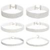 Sexy Shiny Nightclub Choker Necklace for Women Short Chain of Clavicle Multi-layer Full of Crystal Pendant Party Jewelry Gift