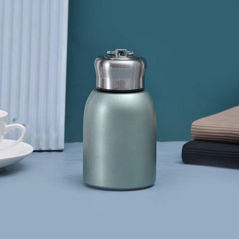 Chic Mini Stainless Steel Travel Thermos - Portable & Cute Water Cup for Outdoor Use