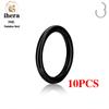1/10PCS Stainless Steel Round Small Nose Ring Hoop 16G 18G 20G Hinged Segment Tragus Septum Cartilage Piercing Body Jewelry